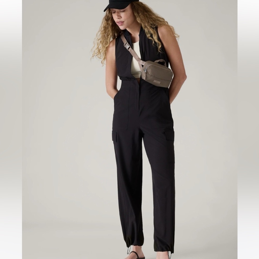 Athleta  Brooklyn Utility Jumpsuit - Picture 6 of 8